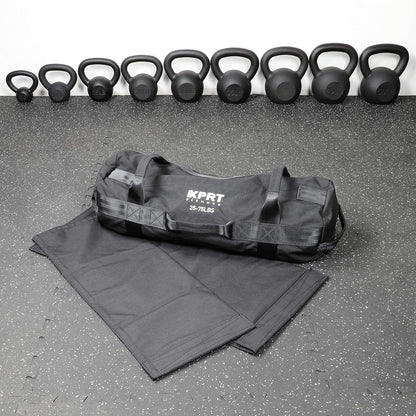 XPRT Fitness Workout Sandbag for Heavy Duty Workout Cross Training 7 Multi-positional Handles - Color Army Green/Black/Camo