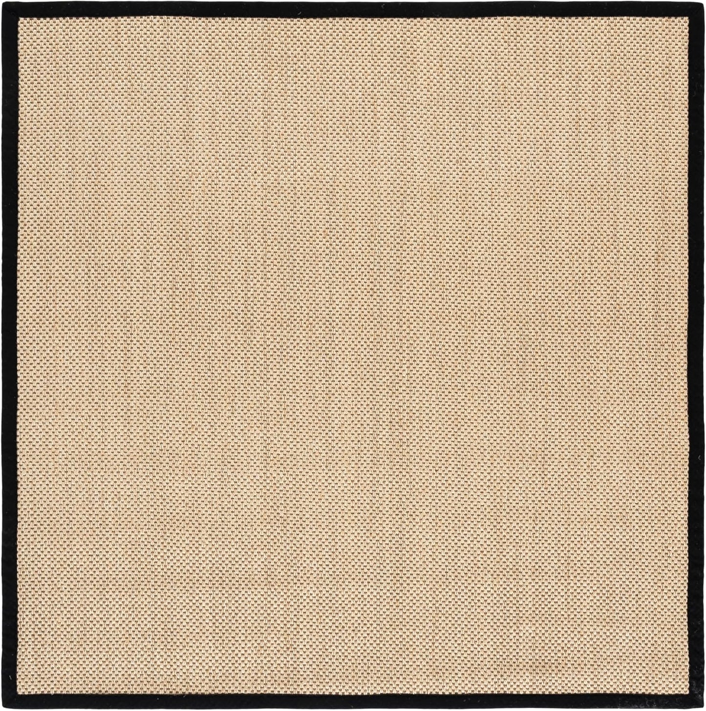 SAFAVIEH Area Rug 11x15 - Natural Fiber Collection - Large - Maize & Linen Color, Sisal, Woven Design with Border (NF141B) - Colors A
