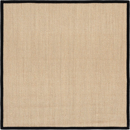 SAFAVIEH Area Rug 11x15 - Natural Fiber Collection - Large - Maize & Linen Color, Sisal, Woven Design with Border (NF141B) - Colors A