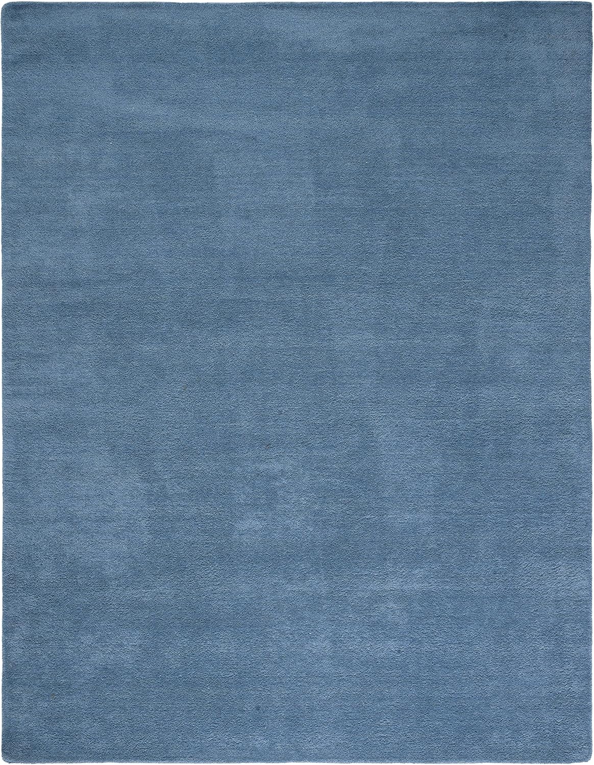 SAFAVIEH Himalaya Collection 6' Round Black HIM610C Handmade Premium Wool Area Rug