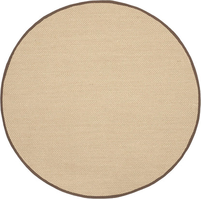 SAFAVIEH Area Rug 11x15 - Natural Fiber Collection - Large - Maize & Linen Color, Sisal, Woven Design with Border (NF141B) - Colors A