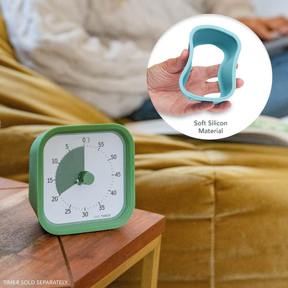 TIME TIMER Home MOD – 60-Minute Visual Timer, Home Edition, Silent Operation, for Homeschool Supplies, Study, Office & Meetings (Fern Green)