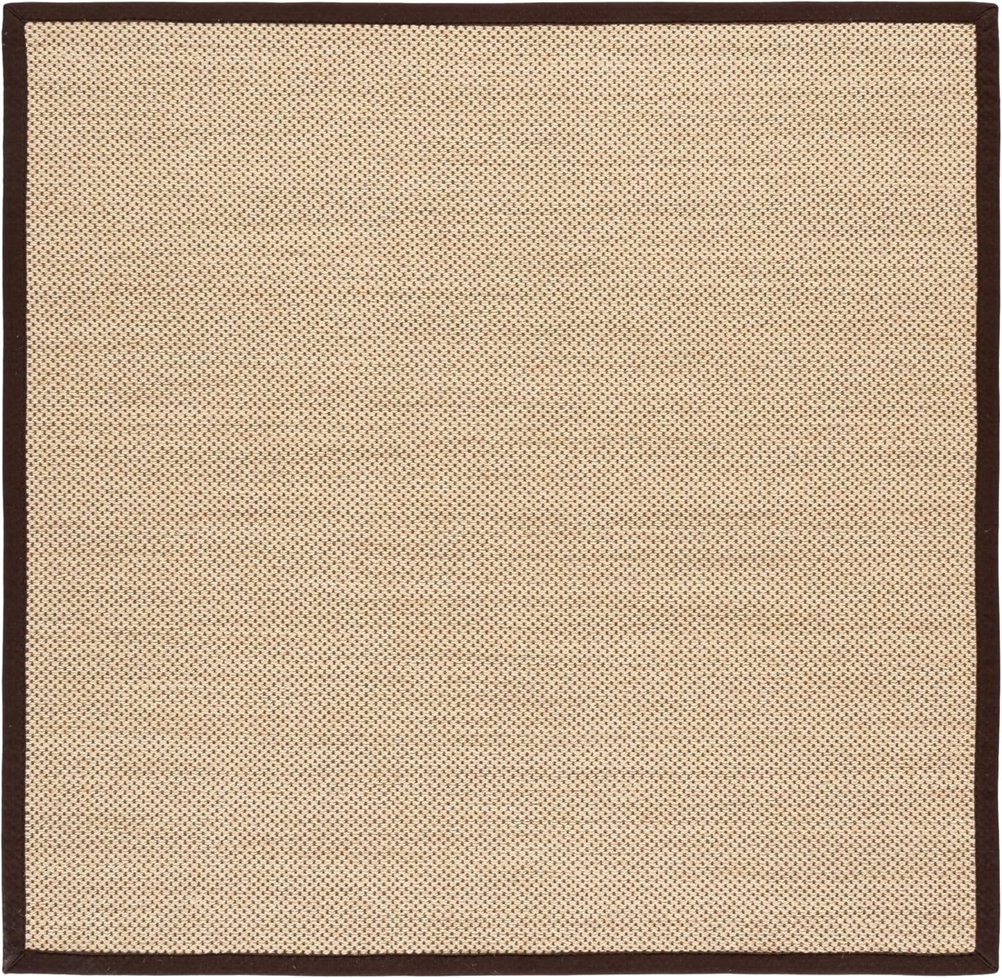 SAFAVIEH Area Rug 11x15 - Natural Fiber Collection - Large - Maize & Linen Color, Sisal, Woven Design with Border (NF141B) - Colors A