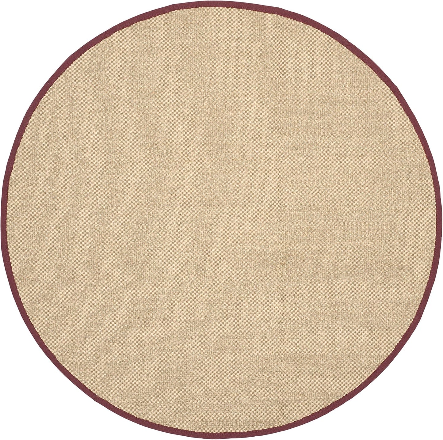 SAFAVIEH Area Rug 11x15 - Natural Fiber Collection - Large - Maize & Linen Color, Sisal, Woven Design with Border (NF141B) - Colors B