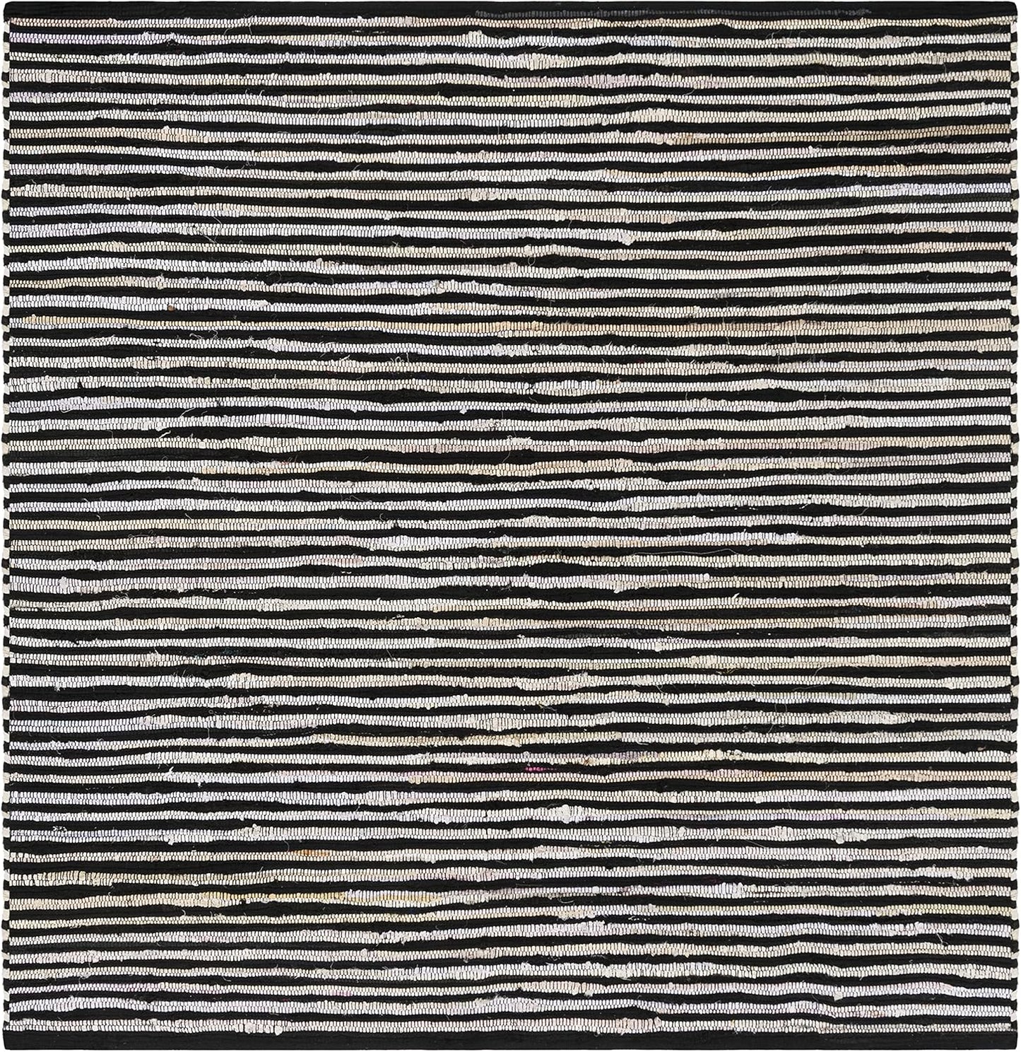 SAFAVIEH Area Rug 3x5 - Rag Rug Collection - Blue & Multi, Handmade Cotton, Boho Stripe Pattern, Ideal for Entryway, Living Room, Bedroom, Dining Space (RAR130B)
