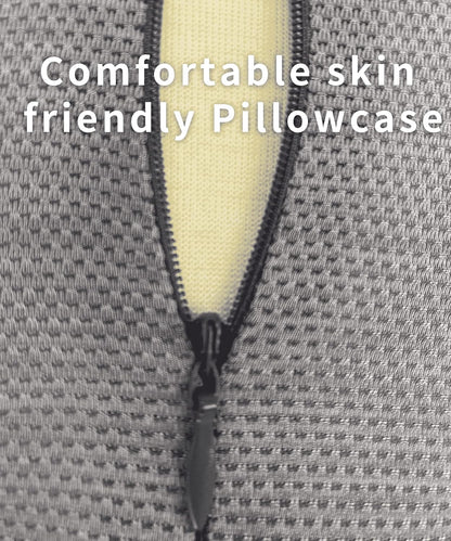 Bespilow Small Neck Roll Pillow,Say Goodbye to Neck Pain, Cervical Memory Foam Pillow for Tension Muscle Relief, Contour Support, Shoulder Pain Relaxer with Breathable Pillowcase, Odorless