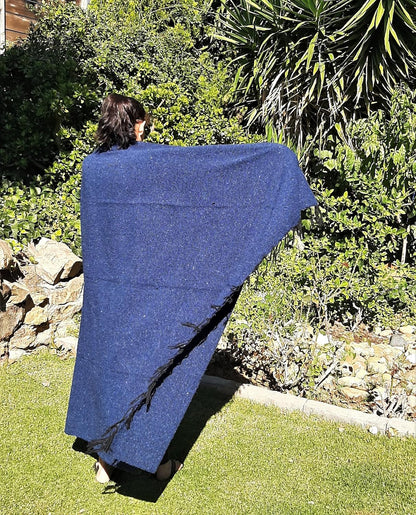 Open Road Goods Bulk Handmade Solid Color Yoga Blankets - Thick Mexican Blankets or Throws - Made for Yoga! (12 Pack, Black)