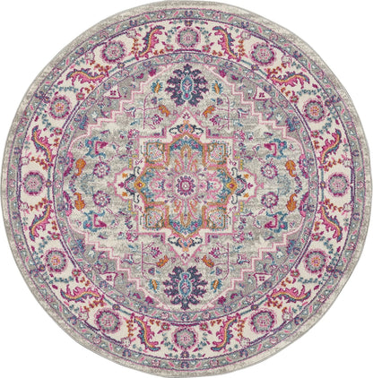 Nourison Home Passion Teal Multicolor 9' x 12' Area Rug - Easy Clean, Non Shedding, Bed Room, Living Room, Dining Room, Kitchen (9' x 12')