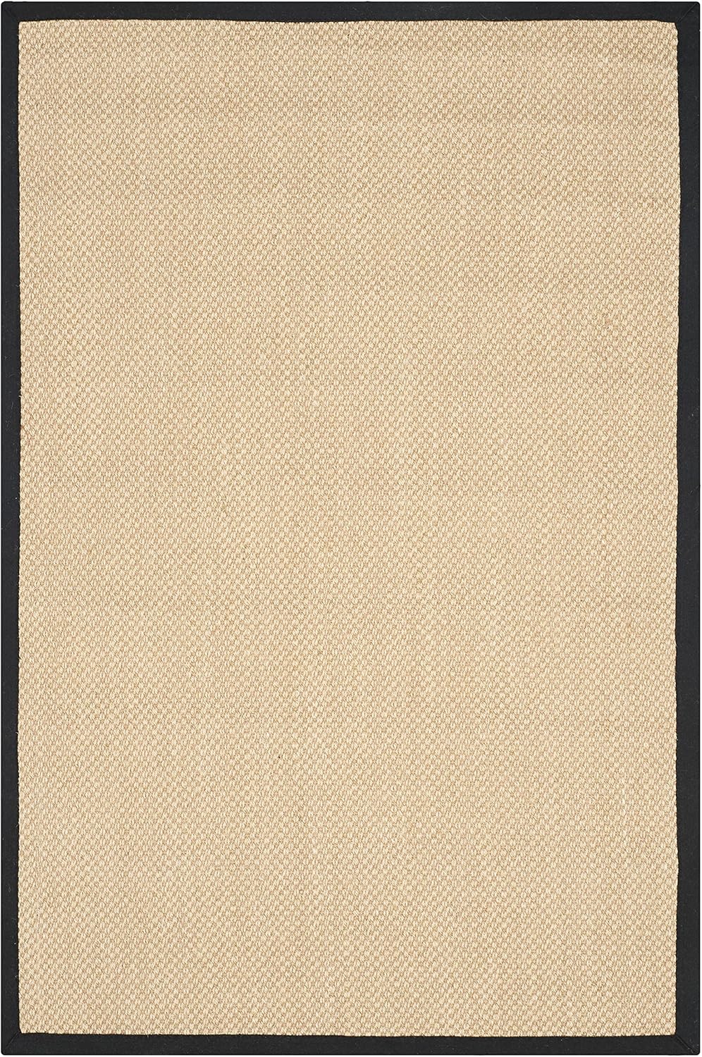 SAFAVIEH Area Rug 11x15 - Natural Fiber Collection - Large - Maize & Linen Color, Sisal, Woven Design with Border (NF141B) - Colors A