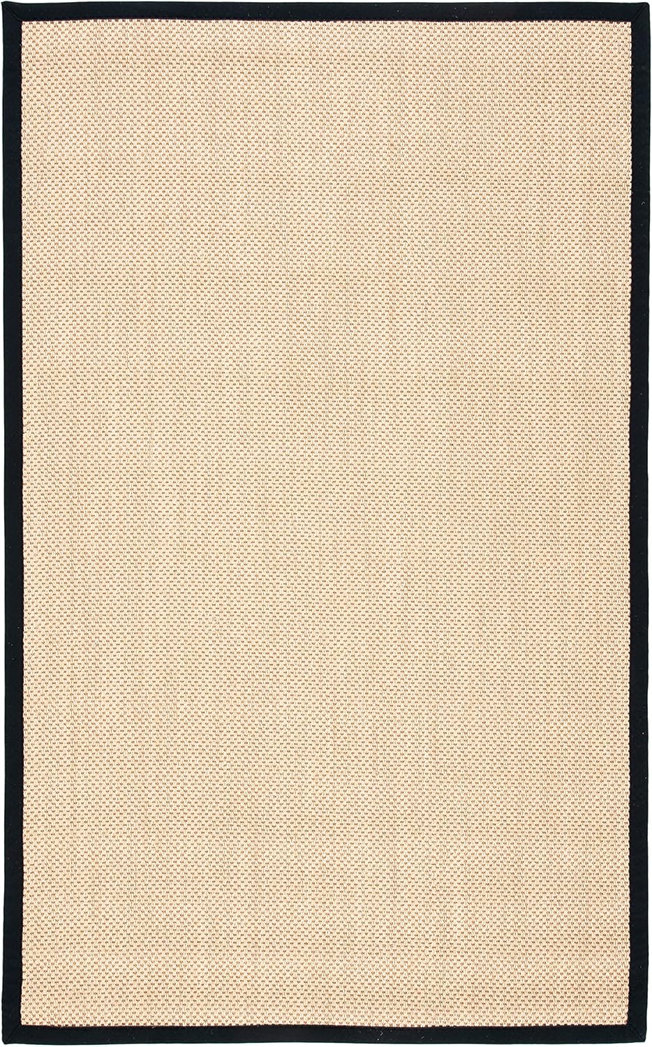 SAFAVIEH Area Rug 11x15 - Natural Fiber Collection - Large - Maize & Linen Color, Sisal, Woven Design with Border (NF141B) - Colors A