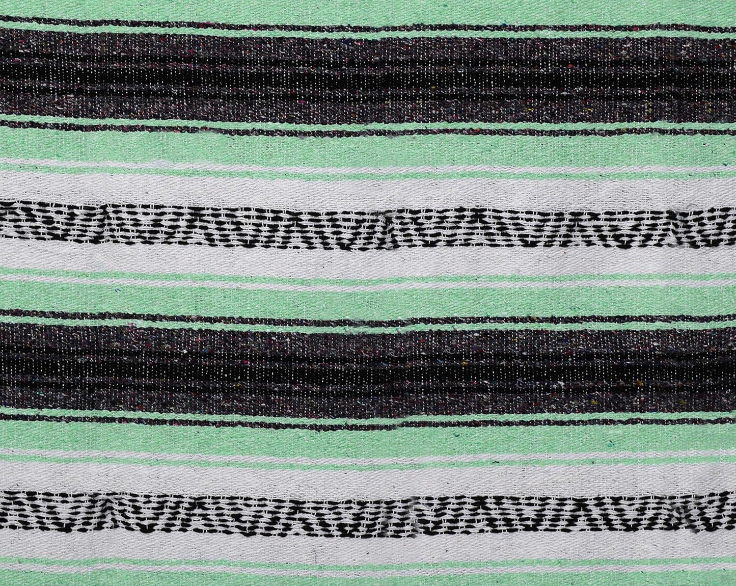 Open Road Goods Blue Mexican Blanket - Authentic Serape Falsa Blanket - Handmade