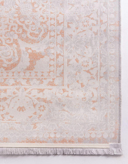 Unique Loom New Classical Collection Area Rug - Olwen (4'Round, Purple/ Gray)