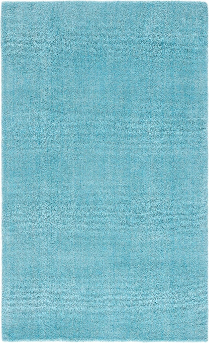 SAFAVIEH Himalaya Collection 6' Round Black HIM610C Handmade Premium Wool Area Rug