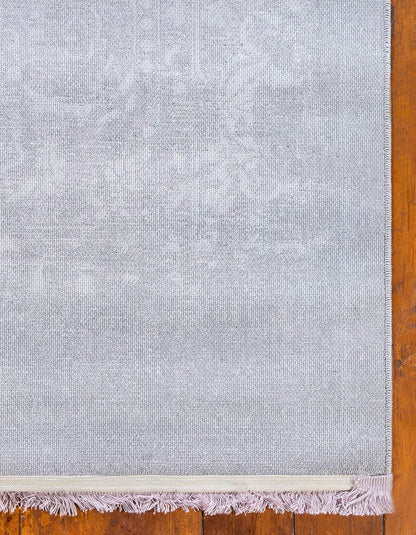 Unique Loom New Classical Collection Area Rug - Olwen (4'Round, Purple/ Gray)