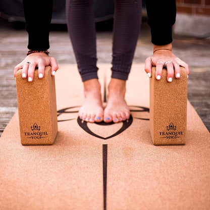 Natural Yoga and Exercise Mat - Excellent Grip and Joint Protection, Includes Carry Strap.