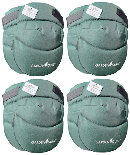 Garden Guru Cushioned Gardening Knee Pads with Adjustable Straps - Soft Inner Liner, Ultra Comfort Padding, Garden Kneelers for Yard Work, Cleaning, Household Chores, Roofing, and More 1 Pack