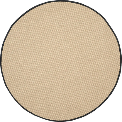 SAFAVIEH Area Rug 11x15 - Natural Fiber Collection - Large - Maize & Linen Color, Sisal, Woven Design with Border (NF141B) - Colors B