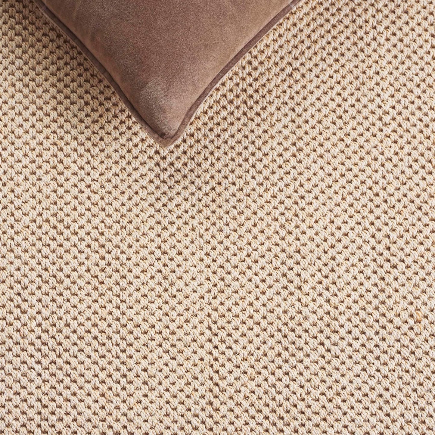 SAFAVIEH Area Rug 11x15 - Natural Fiber Collection - Large - Maize & Linen Color, Sisal, Woven Design with Border (NF141B) - Colors A