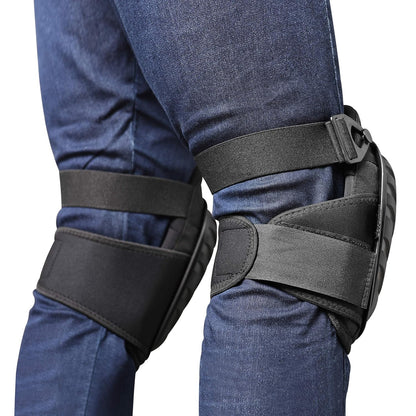 CE' CERDR Professional Knee Pads for Work - Heavy Duty Foam Padding Kneepads for Construction, Gardening, Flooring with Comfortable Gel Cushion to Save Your Knees (Knee High)