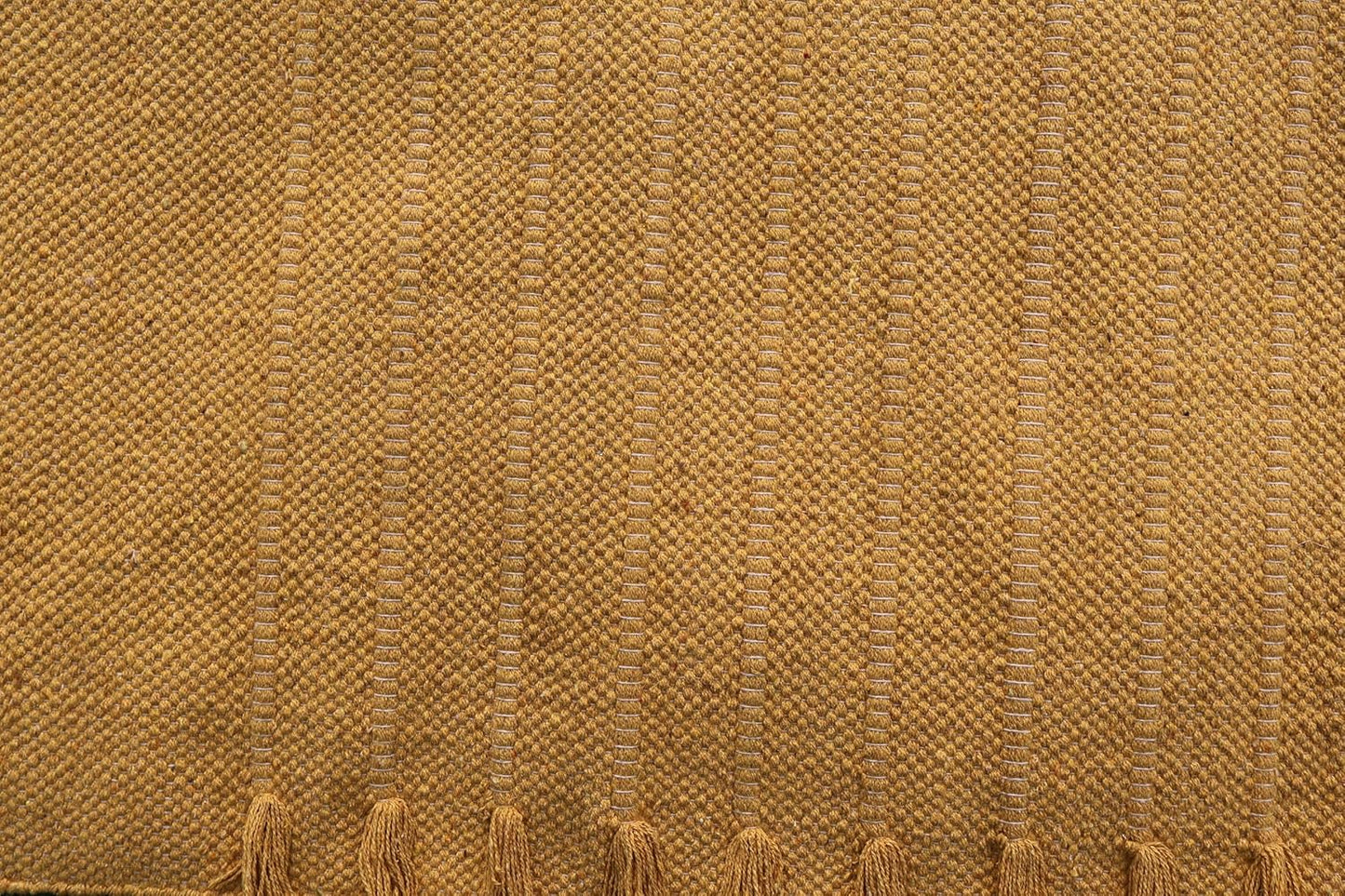 EcoComfort Cotton Yoga Mat - Hand-Woven, Extra-Thick for Ultimate Home Fitness - Durable & Stylish Yoga Rug (24”x72”x5mm)