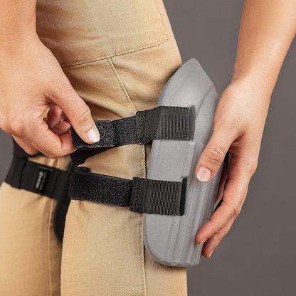 NoCry Gardening Knee Pads for Women and Men – Waterproof Foam Padding in a Lightweight Yet Durable Design; Easy to Wear with Adjustable Elastic Hook-and-Loop Straps – Ideal for the Garden and Yard Work