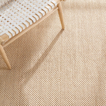 Area Rug 11x15 - Natural Fiber Collection - Large - Maize & Linen Color, Sisal, Woven Design with Border (NF141B) - Colors B
