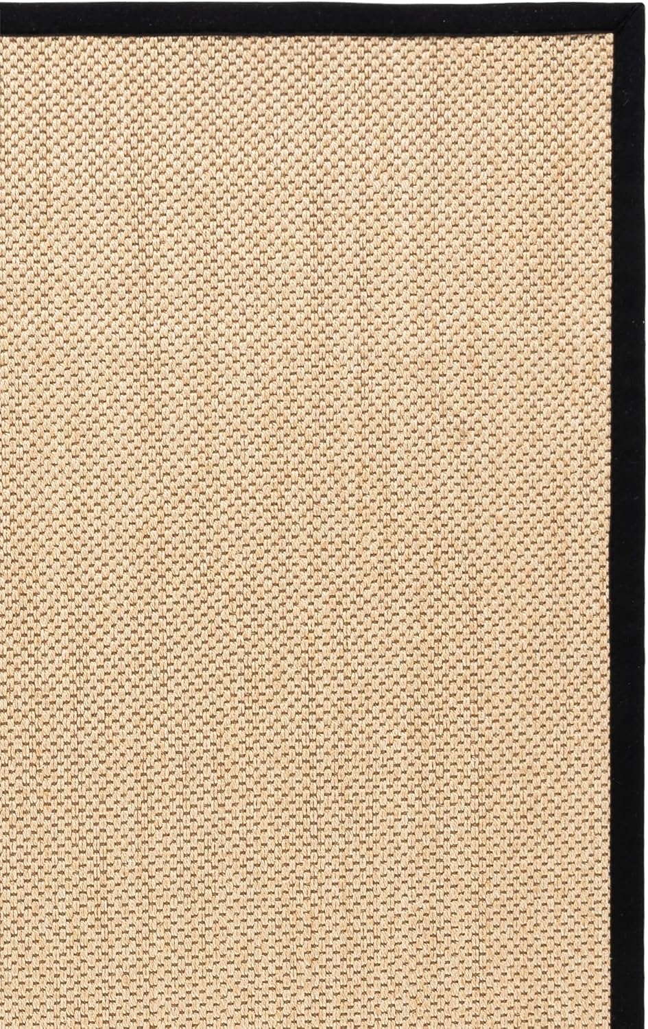 Area Rug 11x15 - Natural Fiber Collection - Large - Maize & Linen Color, Sisal, Woven Design with Border (NF141B) - Colors B