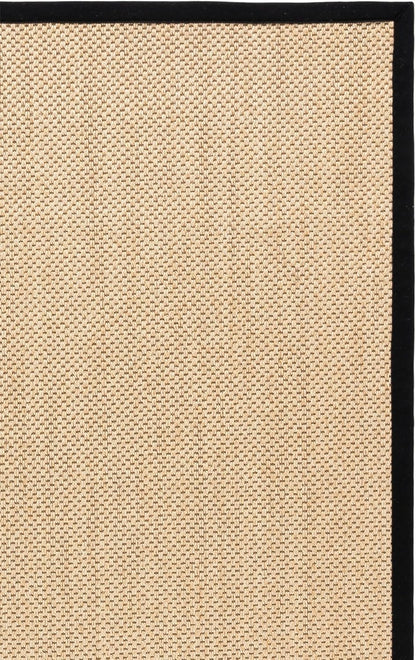Area Rug 11x15 - Natural Fiber Collection - Large - Maize & Linen Color, Sisal, Woven Design with Border (NF141B) - Colors B