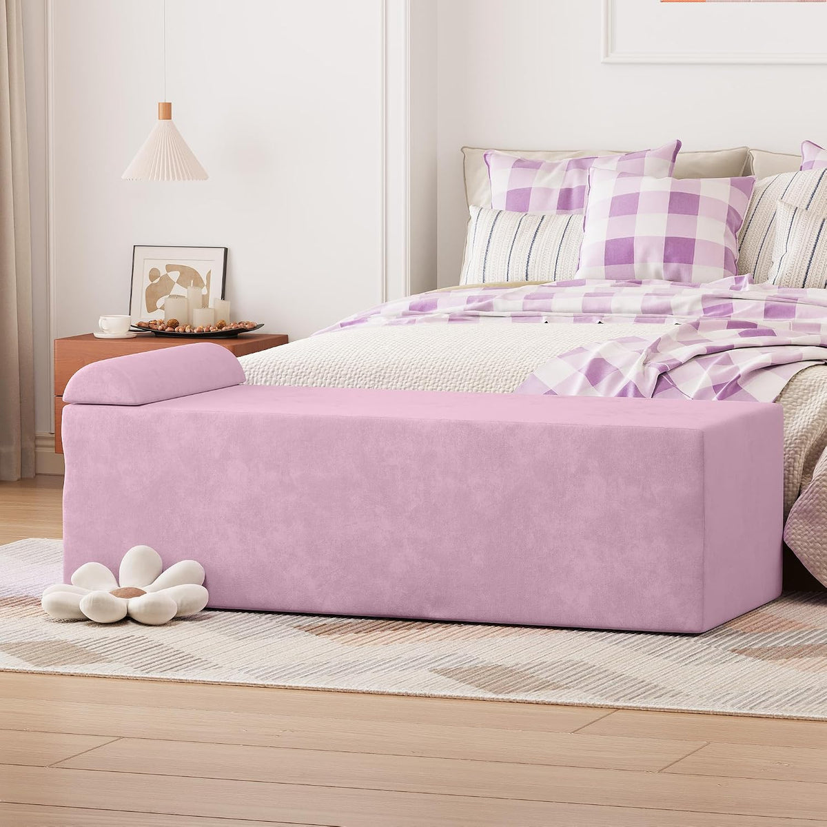 Convertible Yoga Chair for Adults, Ergonomic Foam Lounge with Lumbar Pillow