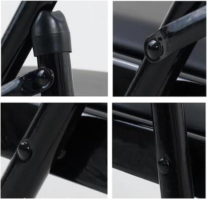 Pilates Yoga Chair,Iyengar Auxiliary Chair,Yoga Chair Reinforced Yoga Special Auxiliary Chair Folding Chair Seat Solid Anti-Slip Black,Black