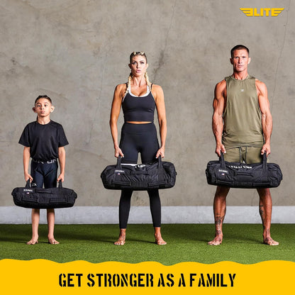 Workout Sandbag for Versatile, Intensive Core Muscles Fitness, Strength Training with Strategic Handle Placement (Unfilled)