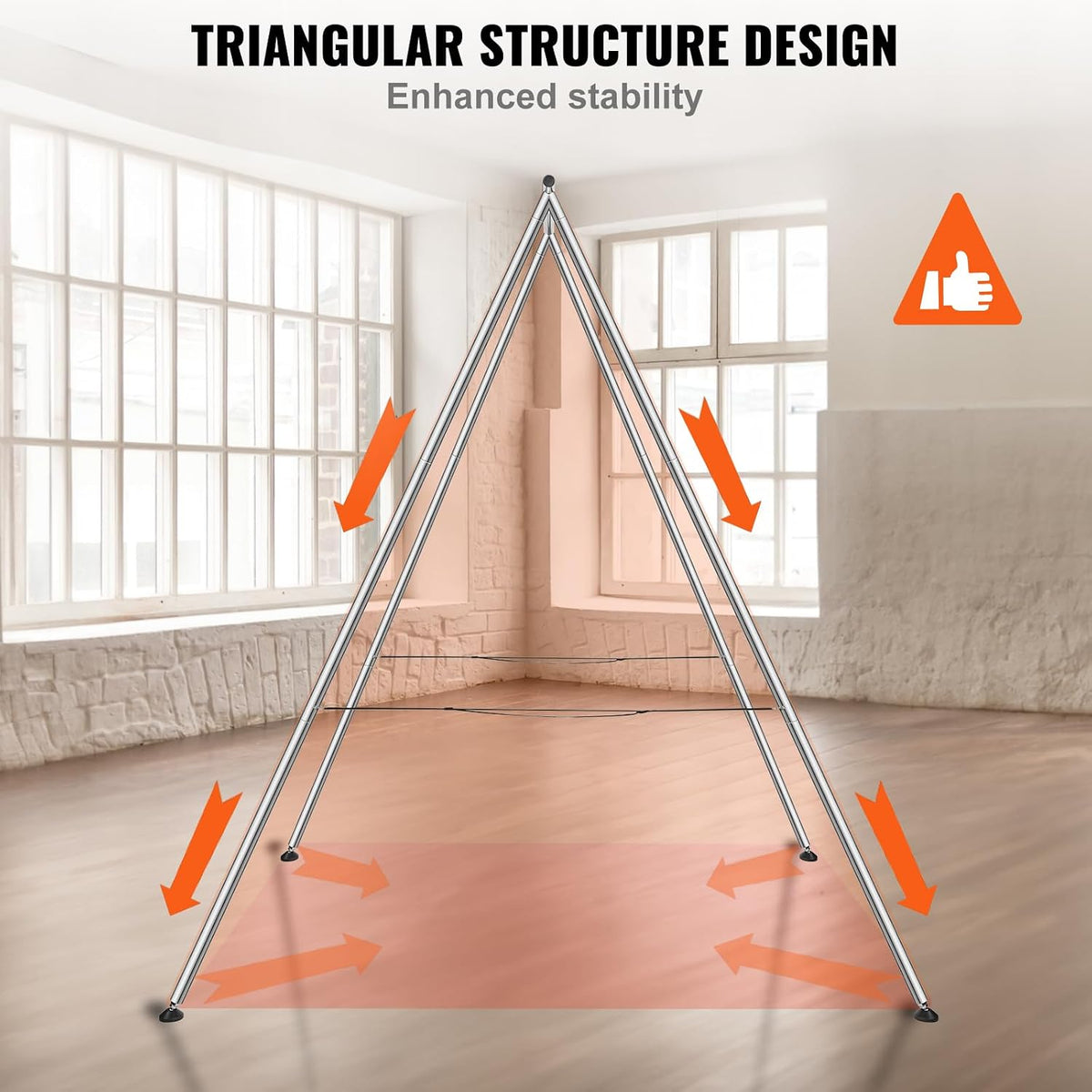 Aerial Yoga Frame & Hammock, 551.15 lbs Load Capacity, 9.68 ft Height Professional Training Swing Stand Comes with 13.1 Yards Aerial Hammock, Yoga Rig for Indoor Outdoor, Purple,Blue