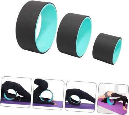 Yoga Wheel Set of 3pcs Pilates Ring for Stretching Balance PP