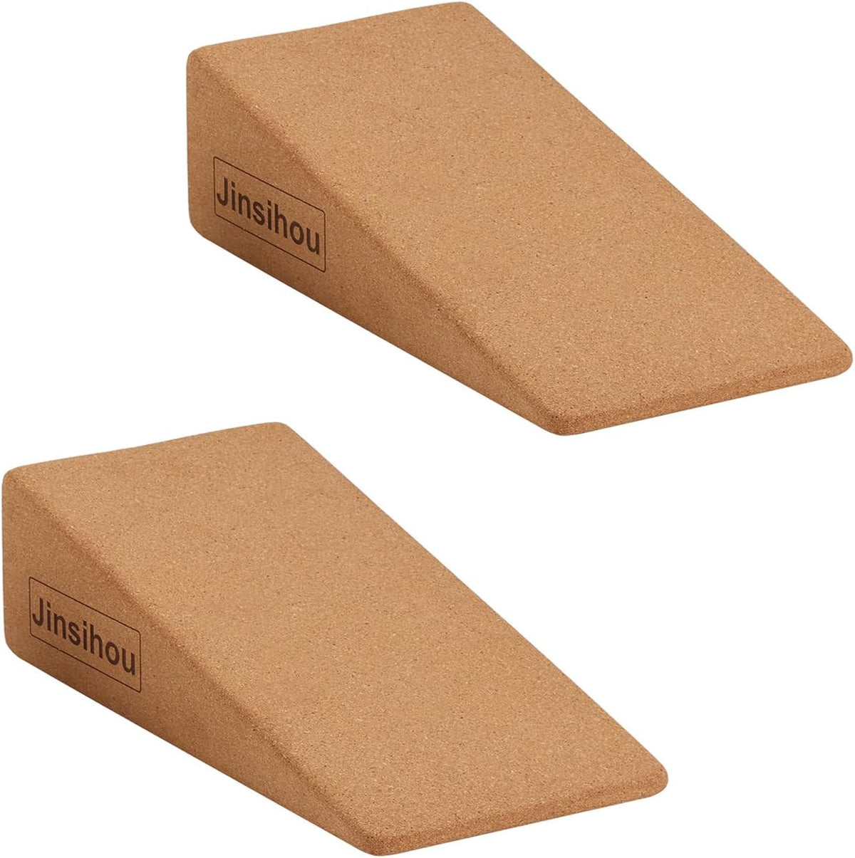 Squat Wedge Block Non-Slip Slant Board Calf Stretcher, 2pcs Ankle Knee Leg Stretcher, Heavy Duty Incline Ramp for Heel Elevated Squat, ATG Split Squat, deadlift, Lunge, Yoga, Pilates, Physical Therapy