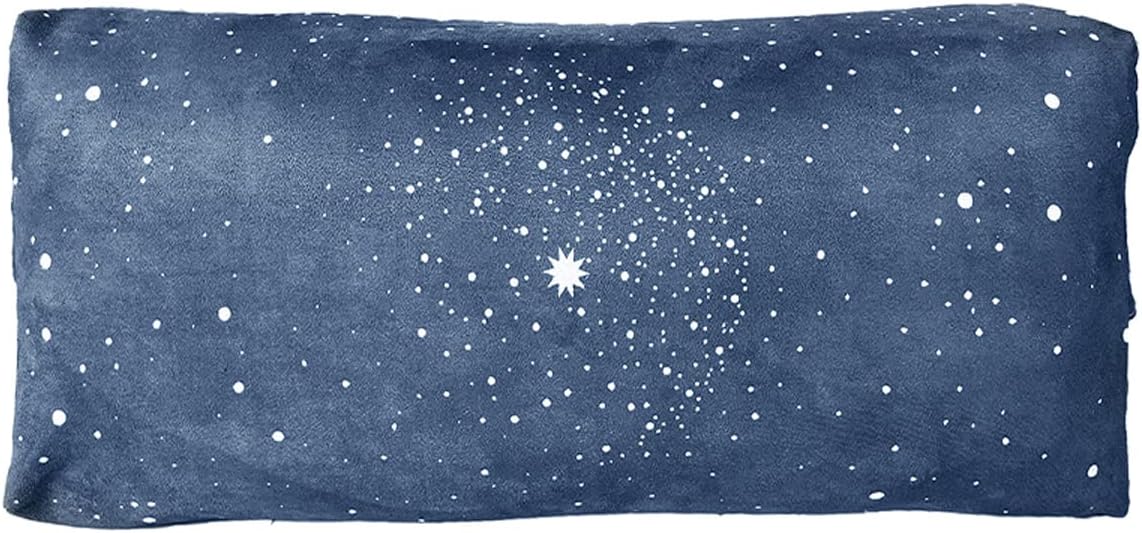 The Yoga Bolster | Comfortable, Supportive Eco-Friendly Luxury Yoga Cushion | Recycled Plastic Bottle Microfiber | Natural Cotton, Foam Filling (Celestial)