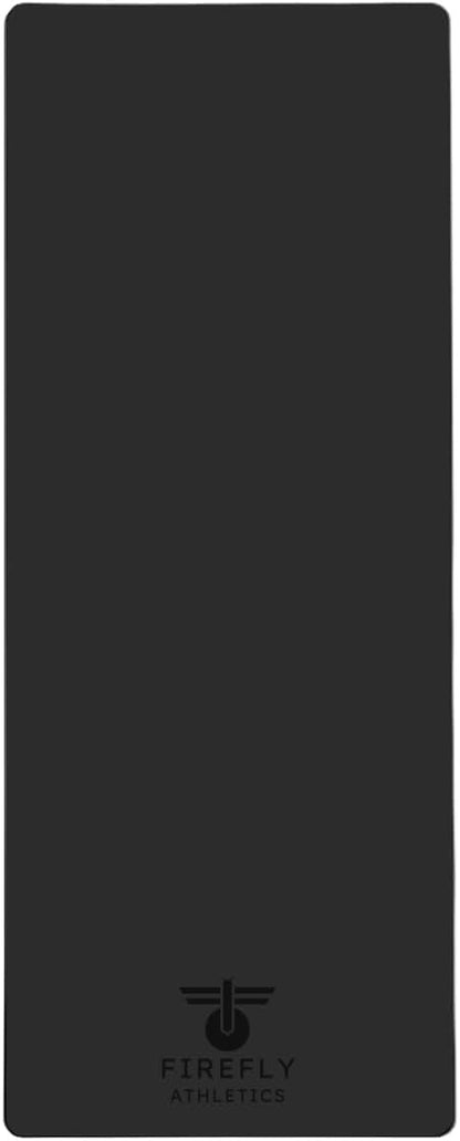 Premium Yoga Mat - 5mm Thick, Extra Wide & Long, Non-Slip Natural Rubber Base & PU Top, Anti-Tear, Ideal for Yoga, Pilates, and Fitness.
