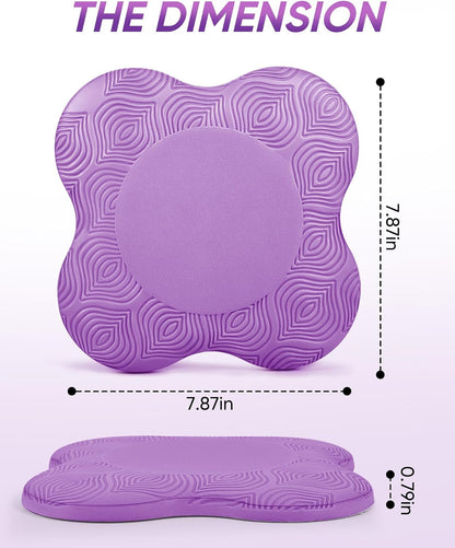 2-4 Pack Yoga Knee Pads, TPE Cushion for Pilates Exercise