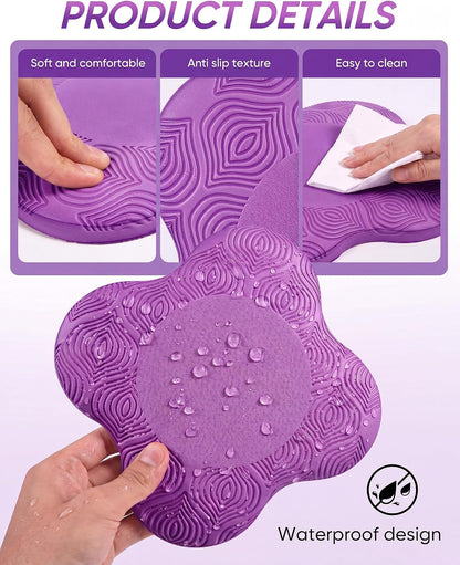 2-4 Pack Yoga Knee Pads, TPE Cushion for Pilates Exercise