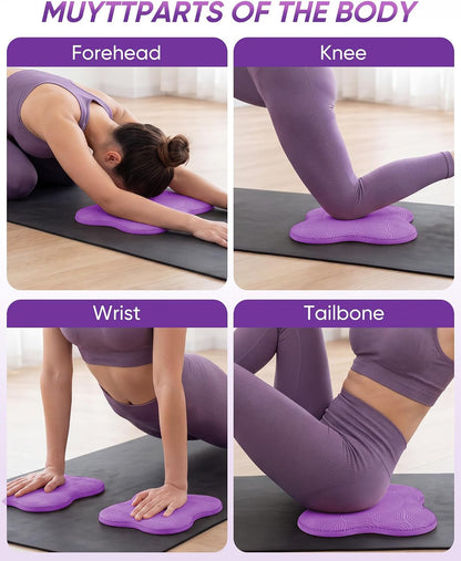 2-4 Pack Yoga Knee Pads, TPE Cushion for Pilates Exercise