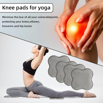 2-4 Pack Yoga Knee Pads, TPE Cushion for Pilates Exercise