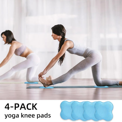 2-4 Pack Yoga Knee Pads, TPE Cushion for Pilates Exercise