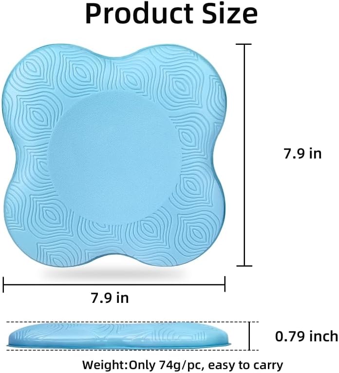 2-4 Pack Yoga Knee Pads, TPE Cushion for Pilates Exercise