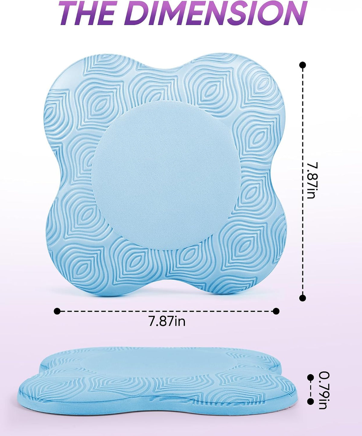 2-4 Pack Yoga Knee Pads, TPE Cushion for Pilates Exercise