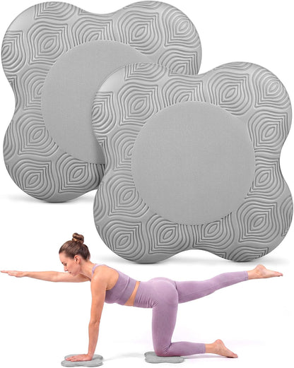 2-4 Pack Yoga Knee Pads, TPE Cushion for Pilates Exercise