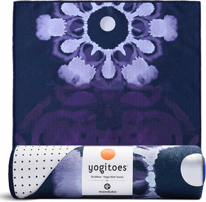 Yogitoes Hot Yoga Mat Towel | Chakra Residence | 79 x 24 in