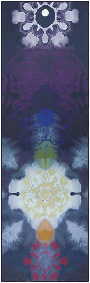 Yogitoes Hot Yoga Mat Towel | Chakra Residence | 79 x 24 in