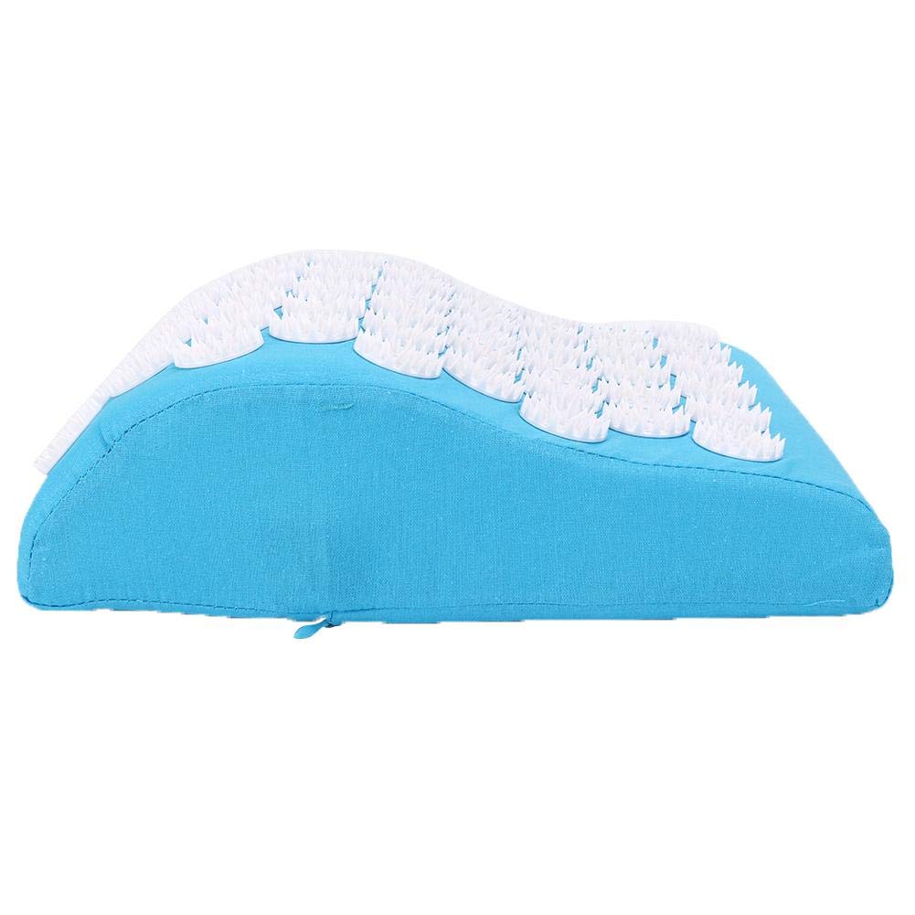 Acupuncture Pillow, Acupuncture Pillow for Neck Pain Relief Massage Cushion Pillow for Muscle Pain Relief Circulation Back Neck Pain Relief,Stress Relief(Blue)