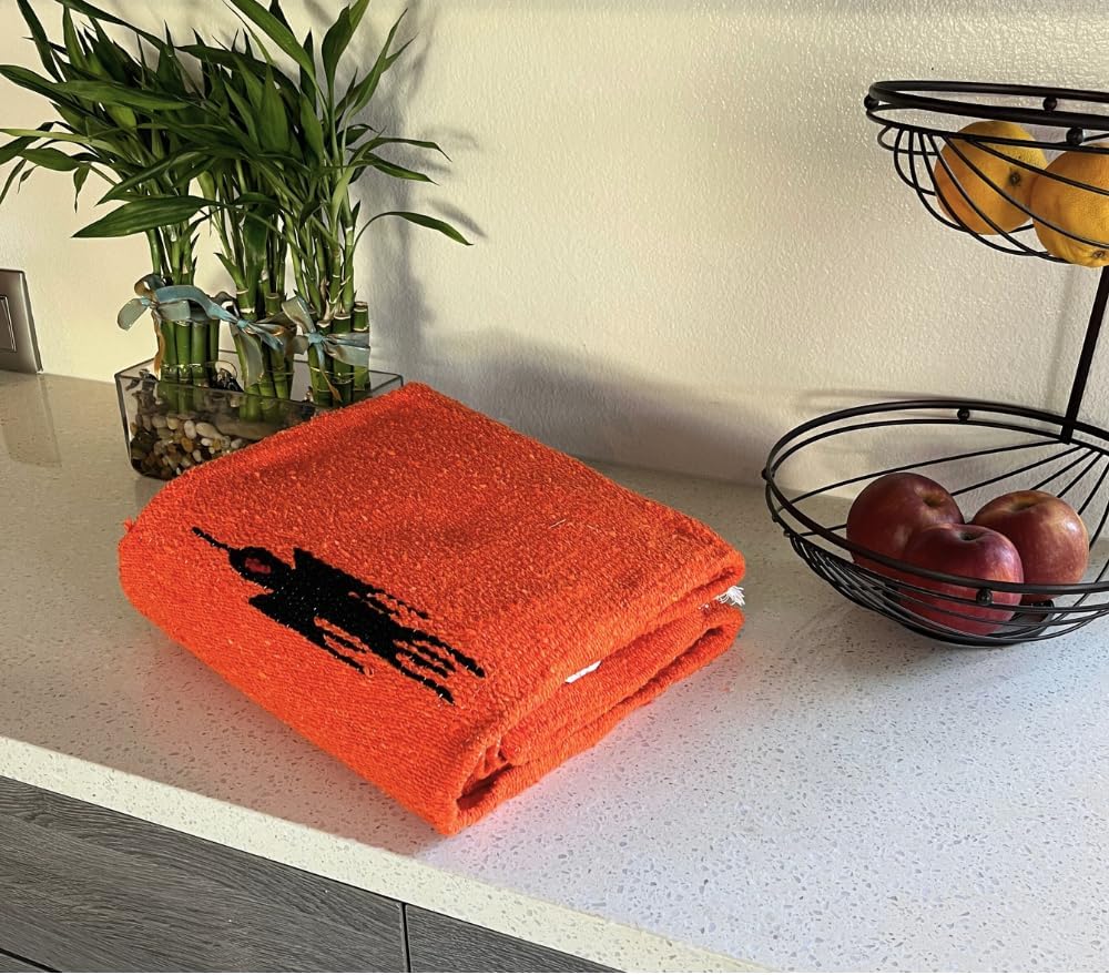 Open Road Goods Mexican Thunderbird Yoga Blanket, Handwoven Throw for Yoga, Meditation, and Home Décor – Versatile Blanket for Beach, Picnic, Camping, or Outdoor Use