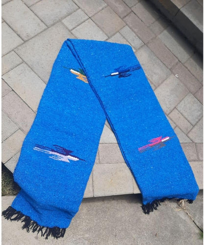 Open Road Goods Mexican Thunderbird Yoga Blanket, Handwoven Throw for Yoga, Meditation, and Home Décor – Versatile Blanket for Beach, Picnic, Camping, or Outdoor Use