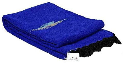 Open Road Goods Mexican Thunderbird Yoga Blanket, Handwoven Throw for Yoga, Meditation, and Home Décor – Versatile Blanket for Beach, Picnic, Camping, or Outdoor Use
